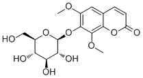 CAS # 483-91-0, Calycanthoside, Isofraxidin 7-O-beta-D-glucoside