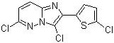 CAS # 483367-55-1, 3,6-Dichloro-2-(5-chloro-2-thienyl)imidazo[1,2-b]pyridazine