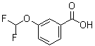 structure of CAS# 4837-19-8, 3-(二氟甲氧基)苯甲酸
