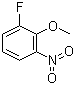 structure of CAS# 484-94-6, 2-Fluoro-6-nitroanisole
