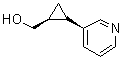 structure of CAS# 484654-44-6, (1R,2S)-rel-2-(3-Pyridinyl)cyclopropanemethanol