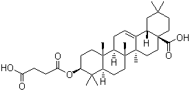 Succinyl oleanolic acid molecular structure (CAS 4847-30-7)