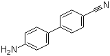CAS # 4854-84-6, 4'-Aminobiphenyl-4-carbonitrile, 4-Amino-4'-cyanobiphenyl, 4-(4-Aminophenyl)benzonitrile