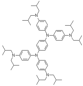 CAS # 485831-34-3, N,N,N',N'-Tetrakis[4-(diisobutylamino)phenyl]-1,4-phenylenediamine