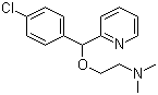 structure of CAS# 486-16-8, Carbinoxamine