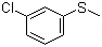 structure of CAS# 4867-37-2, 3-Chlorothioanisole