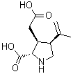 structure of CAS# 487-79-6, alpha-Kainic acid