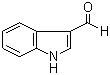 CAS # 487-89-8, Indole-3-carboxaldehyde, 3-Indolealdehyde, 1H-Indole-3-carboxaldehyde