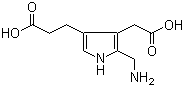 CAS # 487-90-1, Porphobilinogen, 5-(Aminomethyl)-4-(carboxymethyl)pyrrole-3-propionic acid, PBG, 5-(Aminomethyl)-4-(carboxymethyl)-1H-pyrrole-3-propanoic acid