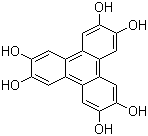 2,3,6,7,10,11-Hexahydroxytriphenylene molecular structure (CAS 4877-80-9)