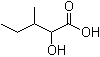 2-Hydroxy-3-methylpentanoic acid molecular structure (CAS 488-15-3)