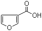CAS # 488-93-7, 3-Furoic acid, 3-Furancarboxylic acid