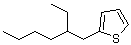 structure of CAS# 4891-44-5, 2-(2-Ethylhexyl)thiophene