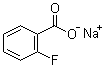 Sodium 2-fluorobenzoate molecular structure (CAS 490-97-1)