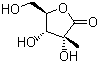 2-C-甲基-D-核糖酸-1,4-内酯分子结构 (CAS 492-30-8)