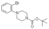 structure of CAS# 494773-35-2, 4-(2-Bromophenyl)piperazine-1-carboxylic acid tert-butyl ester