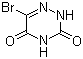 CAS # 4956-05-2, 5-Bromo-6-azauracil, 6-Bromo-2,3,4,5-tetrahydro-1,2,4-triazine-3,5-dione, 6-Bromo-1,2,4-triazine-3,5(2H,4H)-dione