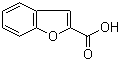 CAS # 496-41-3, Benzofuran-2-carboxylic acid, Coumarilic acid, Coumarone-2-carboxylic acid, Benzo[b]furan-2-carboxylic acid, 1-Benzofuran-2-carboxylic acid