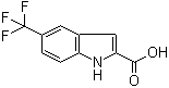 CAS # 496946-78-2, 5-Trifluoromethyl-1H-indole-2-carboxylic acid, 5-(Trifluoromethyl)indole-2-carboxylic acid
