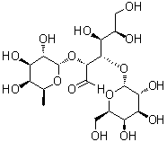 structure of CAS# 49777-14-2, 3-O-(alpha-D-吡喃半乳糖基)-2-O-(alpha-L-吡喃岩藻糖基)-D-半乳糖