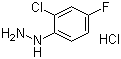 structure of CAS# 497959-29-2, 2-Chloro-4-fluorophenylhydrazine hydrochloride
