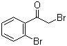 CAS 登录号：49851-55-0, alpha-溴代邻溴苯乙酮, 2-溴-1-(2-溴苯基)乙酮