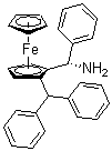 structure of CAS# 498580-48-6, (2R)-1-[(R)-氨基苯基甲基]-2-(二苯基膦)二茂铁