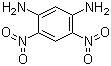 CAS # 4987-96-6, 4,6-Dinitro-1,3-phenylenediamine, 1,5-Diamino-2,4-dinitrobenzene, 1,3-Diamino-4,6-dinitrobenzene, 4,6-Dinitro-m-phenylenediamine, 4,6-Dinitrobenzene-1,3-diamine
