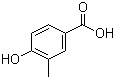 structure of CAS# 499-76-3, 4-羟基-3-甲基苯甲酸