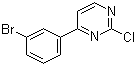 structure of CAS# 499195-47-0, 4-(3-溴苯基)-2-氯嘧啶