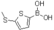CAS 登录号：499769-93-6, 5-(甲硫基)噻吩-2-基硼酸