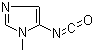 5-Isocyanato-1-methyl-1H-imidazole molecular structure (CAS 499770-99-9)