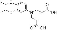 CAS 登录号：499779-04-3, N-(2-羧乙基)-N-(3,4-二乙氧基苯基)-beta-丙氨酸