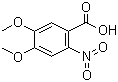 structure of CAS# 4998-07-6, 6-硝基藜芦酸