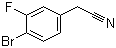 CAS # 499983-13-0, 4-Bromo-3-fluorophenylacetonitrile, 4-Bromo-3-fluorobenzeneacetonitrile