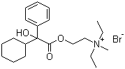 CAS # 50-10-2, Oxyphenonium bromide, 2-(2-Cyclohexyl-2-hydroxy-2-phenylacetyl)oxyethyldiethylmethylazanium bromide