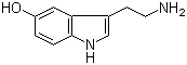 structure of CAS# 50-67-9, 5-Hydroxytryptamine