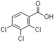 2,3,4-Trichlorobenzoic acid molecular structure (CAS 50-75-9)