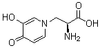 structure of CAS# 500-44-7, 含羞草碱