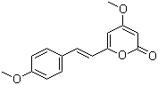 CAS # 500-62-9, Yangonin, 4-Methoxy-6-[(E)-2-(4-methoxyphenyl)vinyl]-2H-pyran-2-one