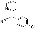 structure of CAS# 5005-37-8, 2-(4-氯苯基)-2-(吡啶-2-基)乙腈