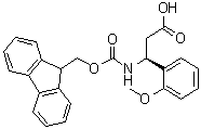 structure of CAS# 501015-28-7, (betaS)-beta-[[(9H-芴-9-基甲氧基)羰基]氨基]-2-甲氧基苯丙酸