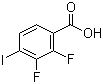 CAS # 501433-05-2, 4-Iodo-2,3-difluorobenzoic acid