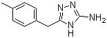 CAS # 502685-85-0, 5-(4-Methylbenzyl)-4H-1,2,4-triazol-3-amine, 5-[(4-Methylphenyl)methyl]-4H-1,2,4-triazol-3-amine