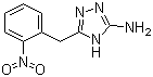 CAS 登录号：502686-25-1, 5-(2-硝基苄基)-4H-1,2,4-三唑-3-胺