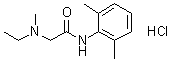 CAS # 50295-20-0, N-(2,6-Dimethylphenyl)-2-(ethylmethylamino)acetamide monohydrochloride, RAD 240