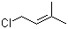 CAS # 503-60-6, 1-Chloro-3-methyl-2-butene