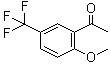 structure of CAS# 503464-99-1, 2'-甲氧基-5'-(三氟甲基)苯乙酮