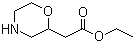 structure of CAS# 503601-25-0, 2-(吗啉-2-基)乙酸乙酯