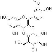 structure of CAS# 5041-82-7, Isorhamnetin-3-O-glucoside
